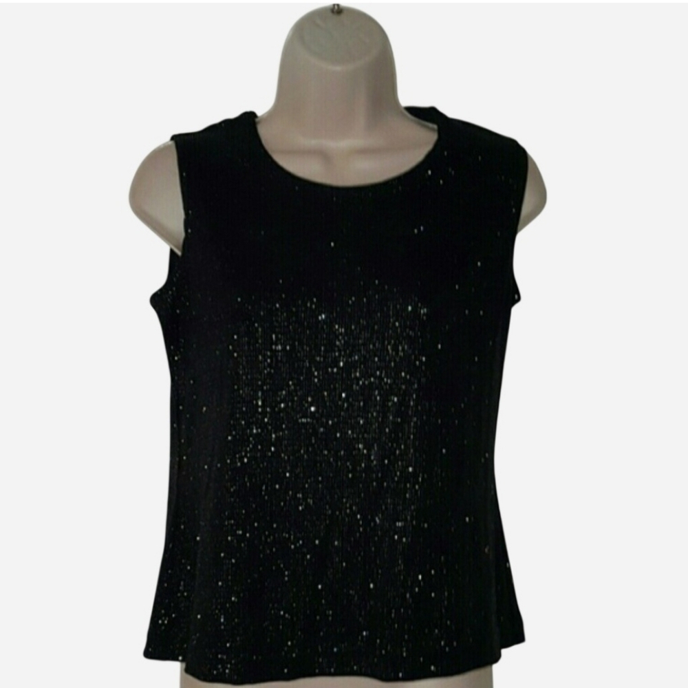 Black Sparkling Top